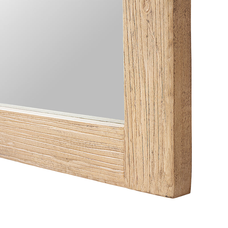 Solid Reclaimed Elm Full-Length Wall Mirror with Heritage Light Finish - 78.5", photo 10 of 10