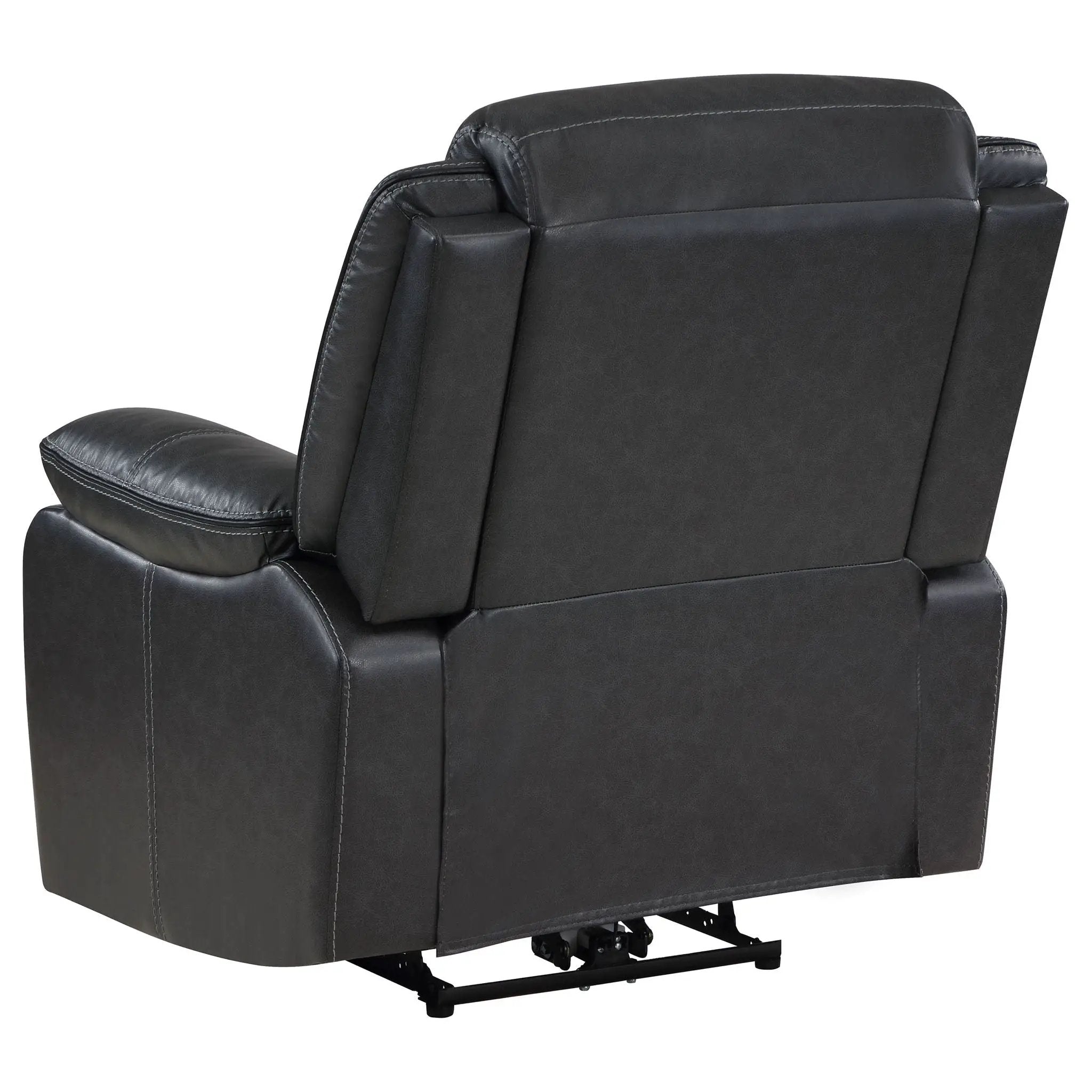 Sycamore Upholstered Power Recliner Chair Dark Grey by Unique Piece Furniture