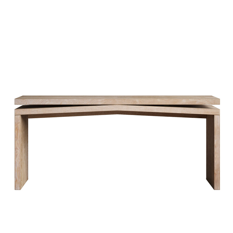 65-Inch Rustic Solid Wood Veneer Console Table, Long Farmhouse Entryway Sofa Table for Living Room, Hallway, Behind Couch, Apartment, Antique, photo 8 of 9
