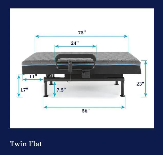 Adjustable Sleep To Stand Bed With Convenient Lift Assist by HouseOfZazla