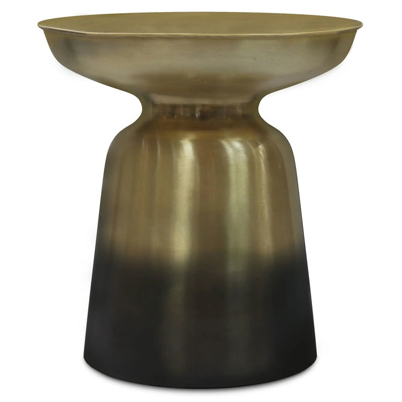 Toby - Metal Accent Table - Gold / Black Ombre by HouseOfZazla