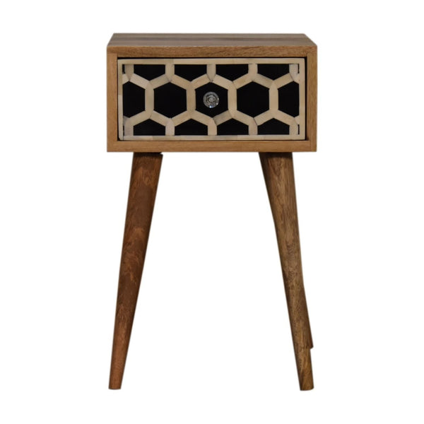 Inlay Bone Inlay Drawer Nightstand