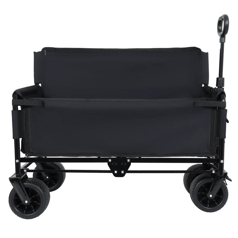 3-in-1 Convertible Folding Wagon Cart with Bench Seat & Storage by HouseOfZazla