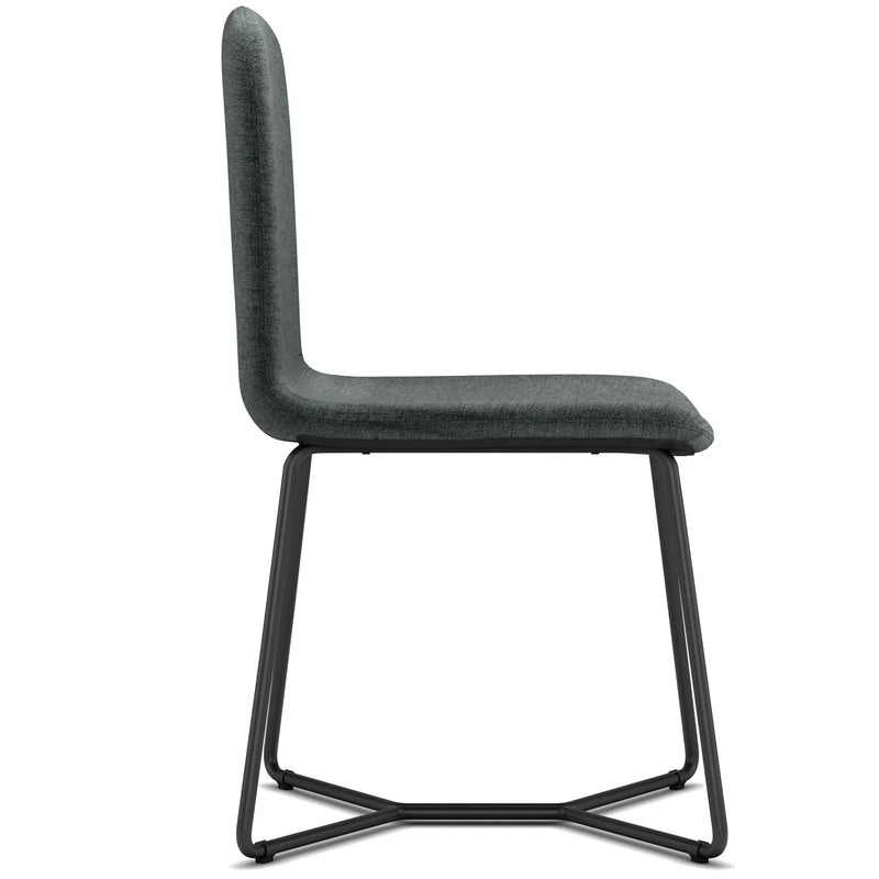 Wilcox - Dining Chair (Set of 2) - Charcoal Gray by HouseOfZazla