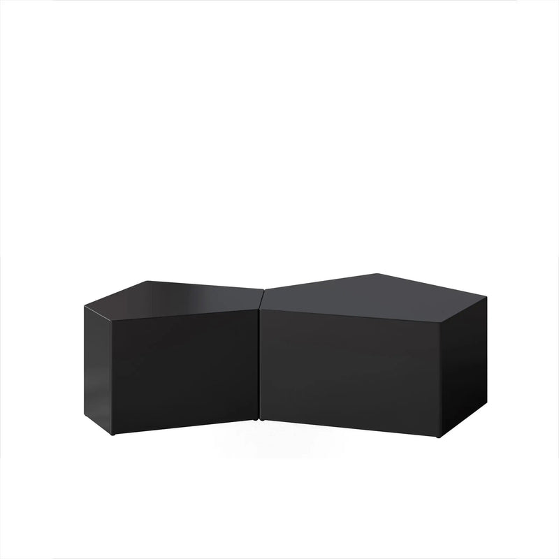 Irregular Pentagon Nesting Coffee Table Set by HouseOfZazla