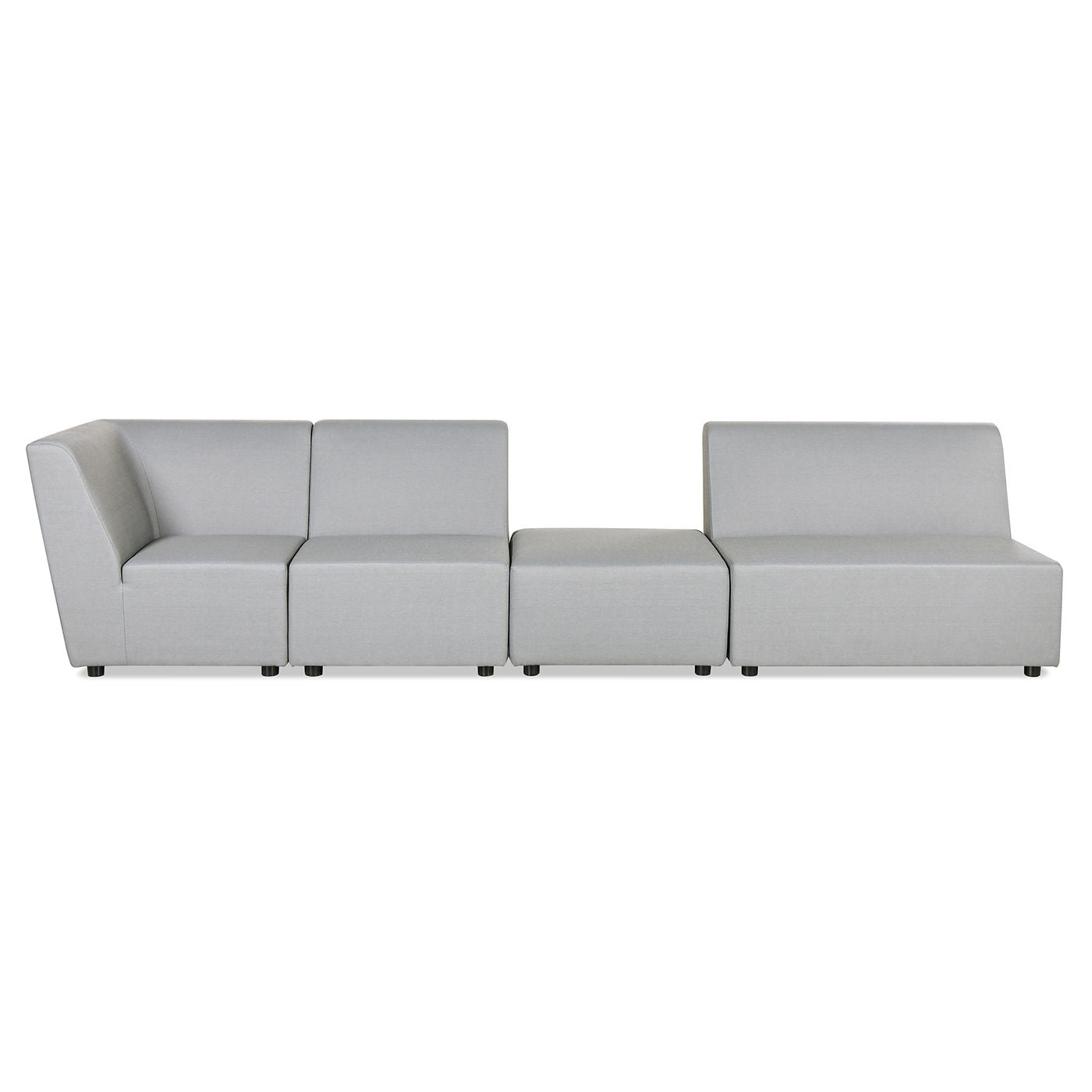 Cleo - Modular Upholstered Deep Seating Patio Armless Chair Axroma Olefin by HouseOfZazla