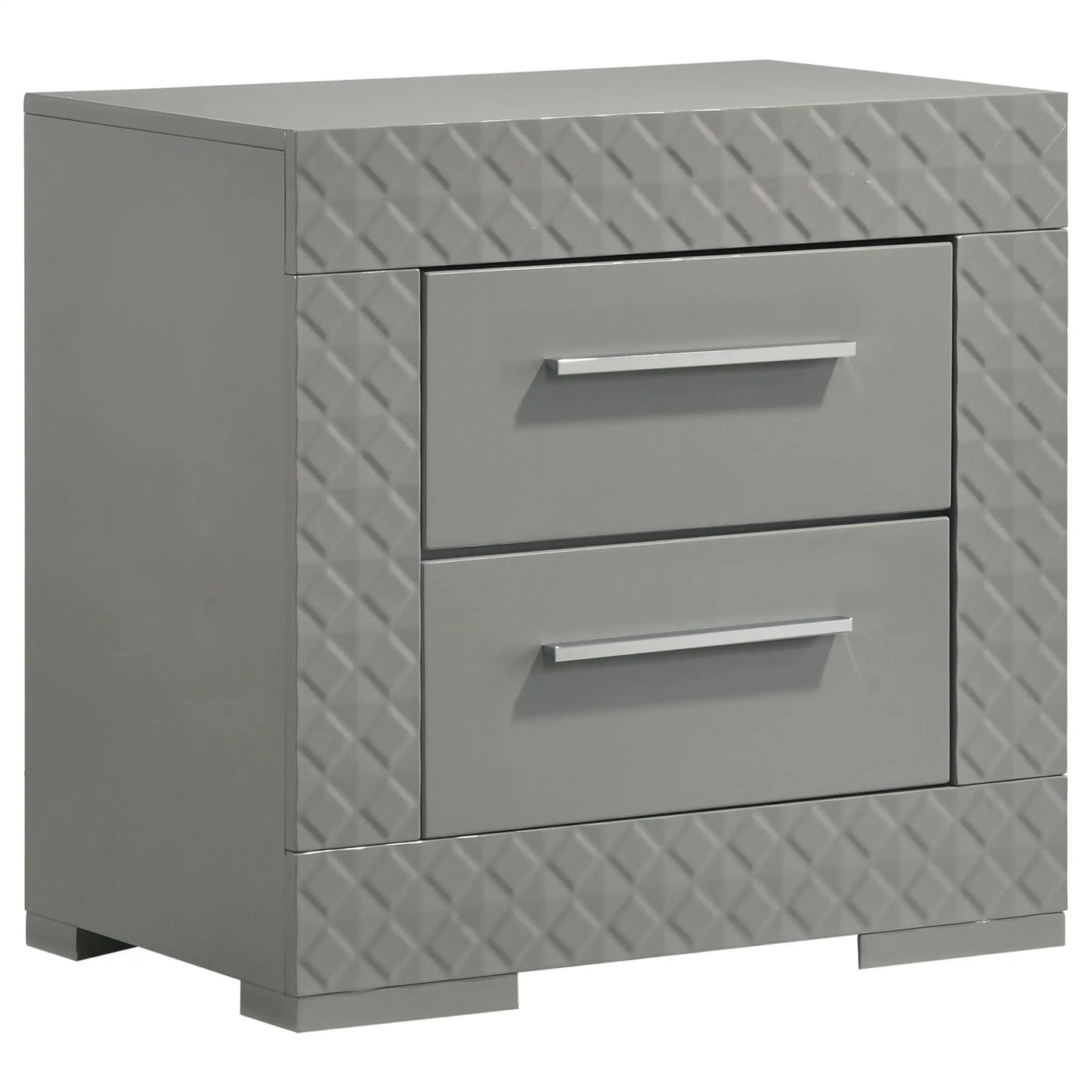 Pierce - 4 Piece Bedroom Set With LED Lighting by HouseOfZazla