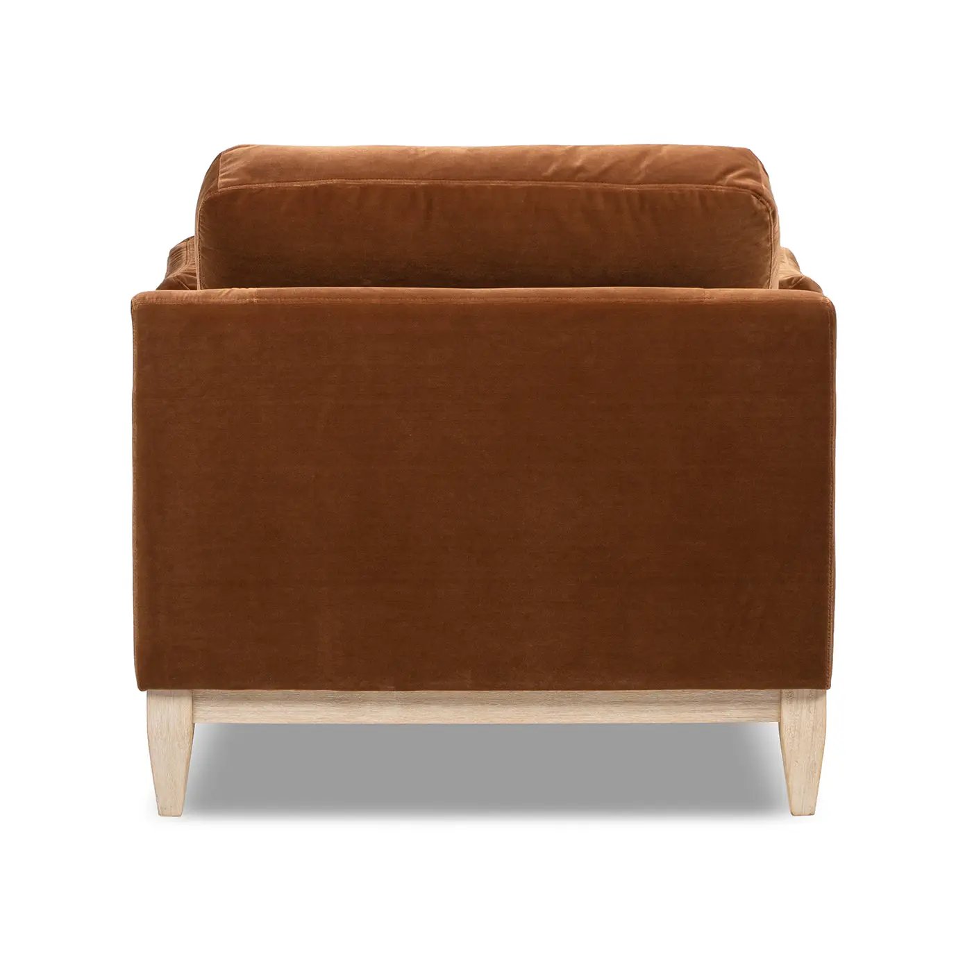 Pasadena Modern Farmhouse Chaise Lounge Chair, Burnt by HouseOfZazla