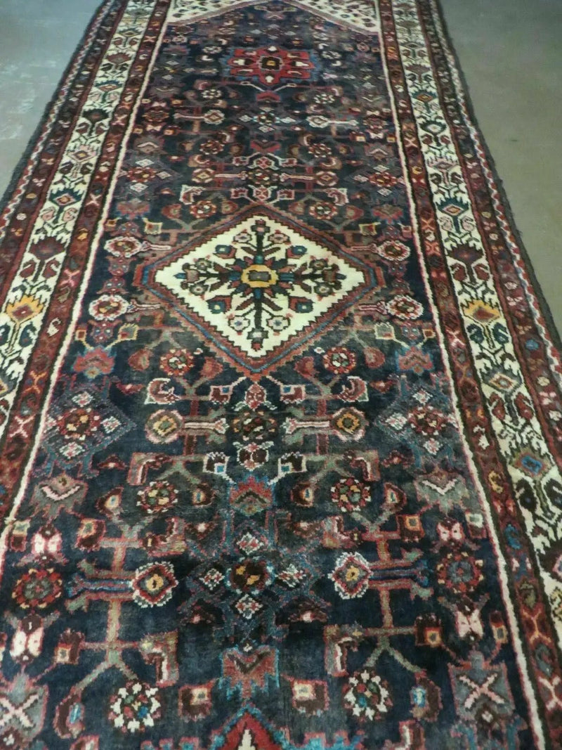 3' 6" X 10' 3" Antique Handmade Turkish Wool Runner Rug by Jewel Rugs