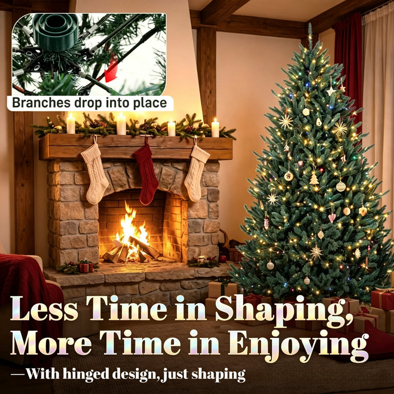 Prelit Colorado Christmas Tree with Built-In Lights - Green, photo 5 of 9