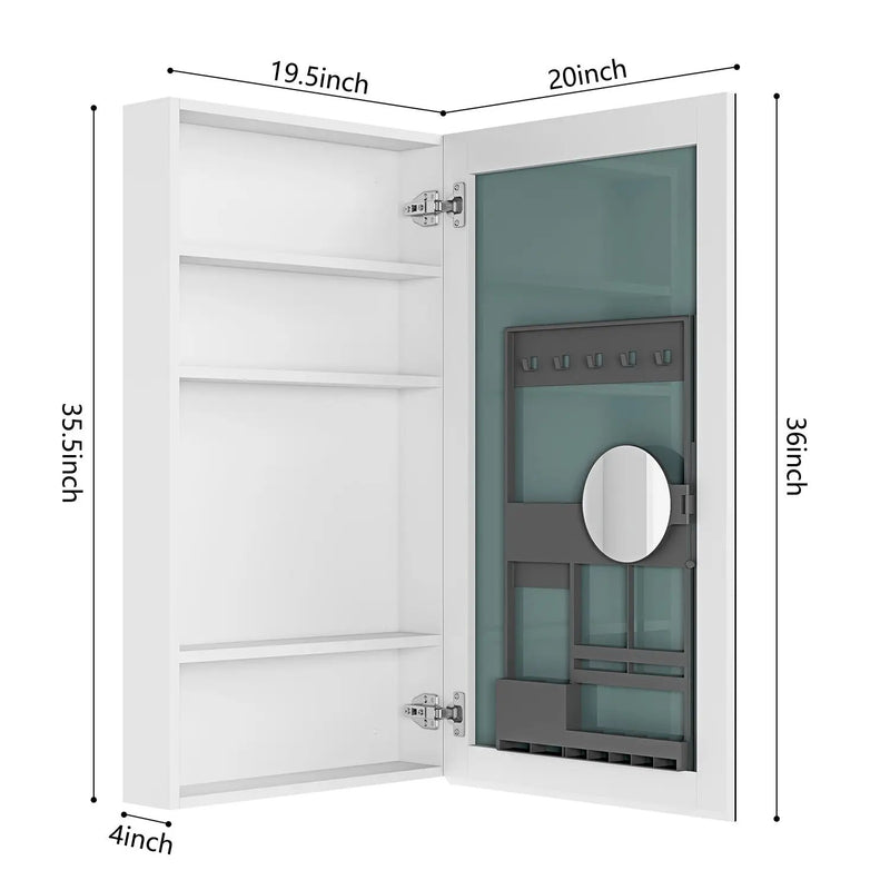 Frameless Mirror Medicine Cabinet by HouseOfZazla