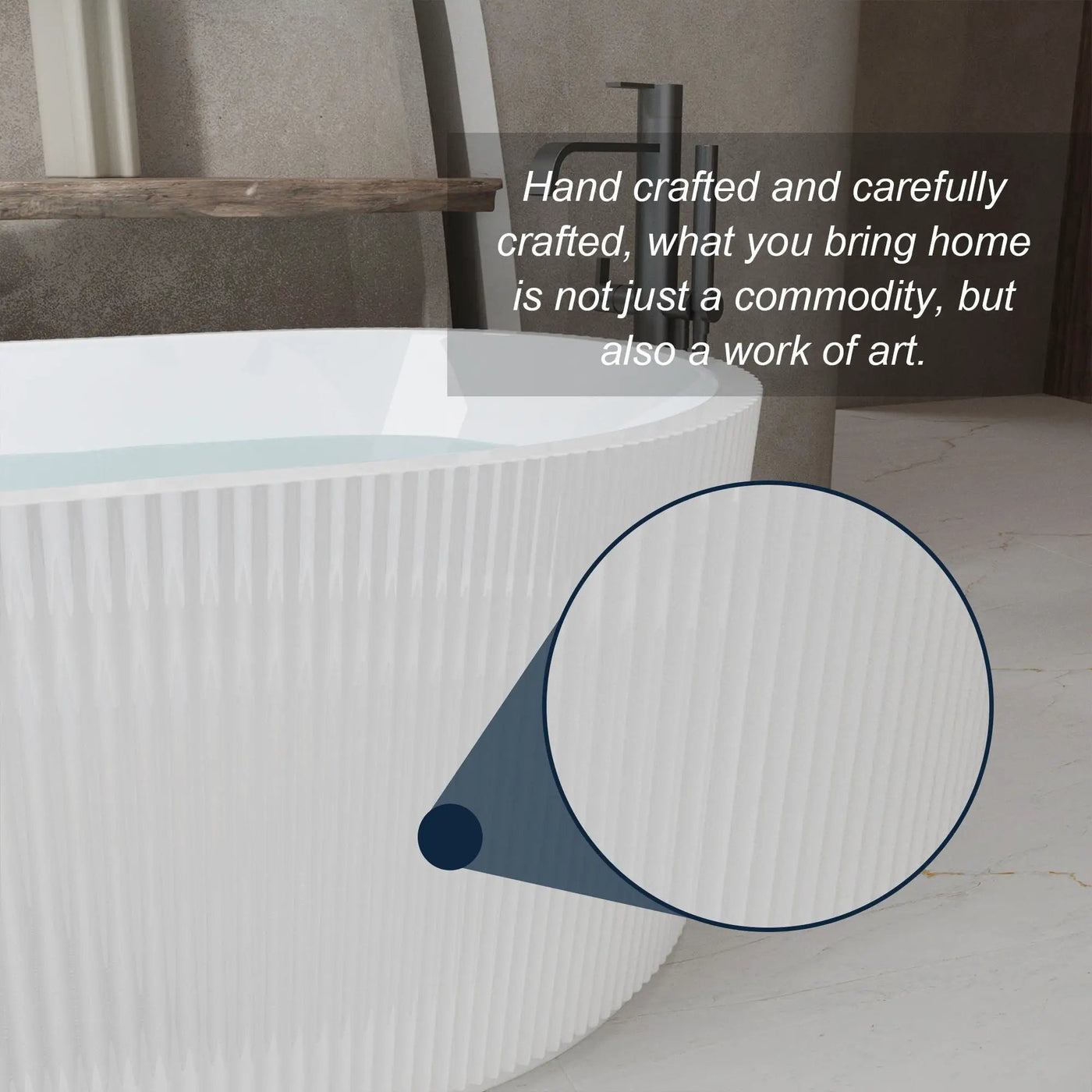 Linear Freestanding Soaker Tub by HouseOfZazla