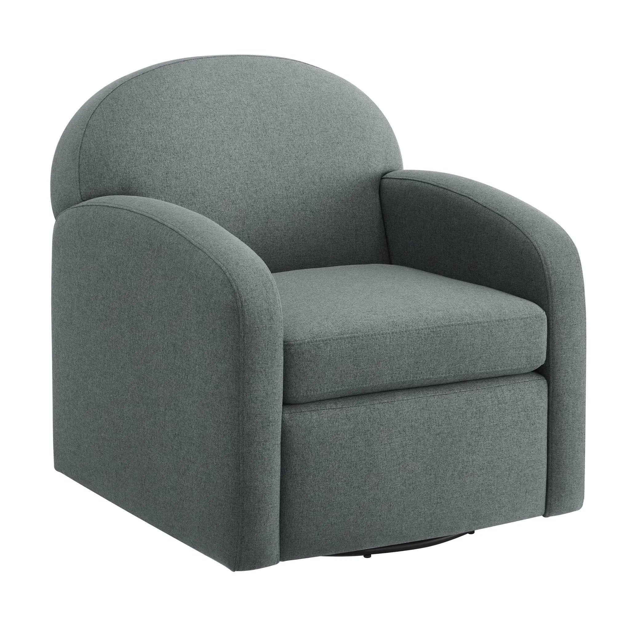 Eddie - Modern Swivel Chair With 360 Degree Functionality by HouseOfZazla