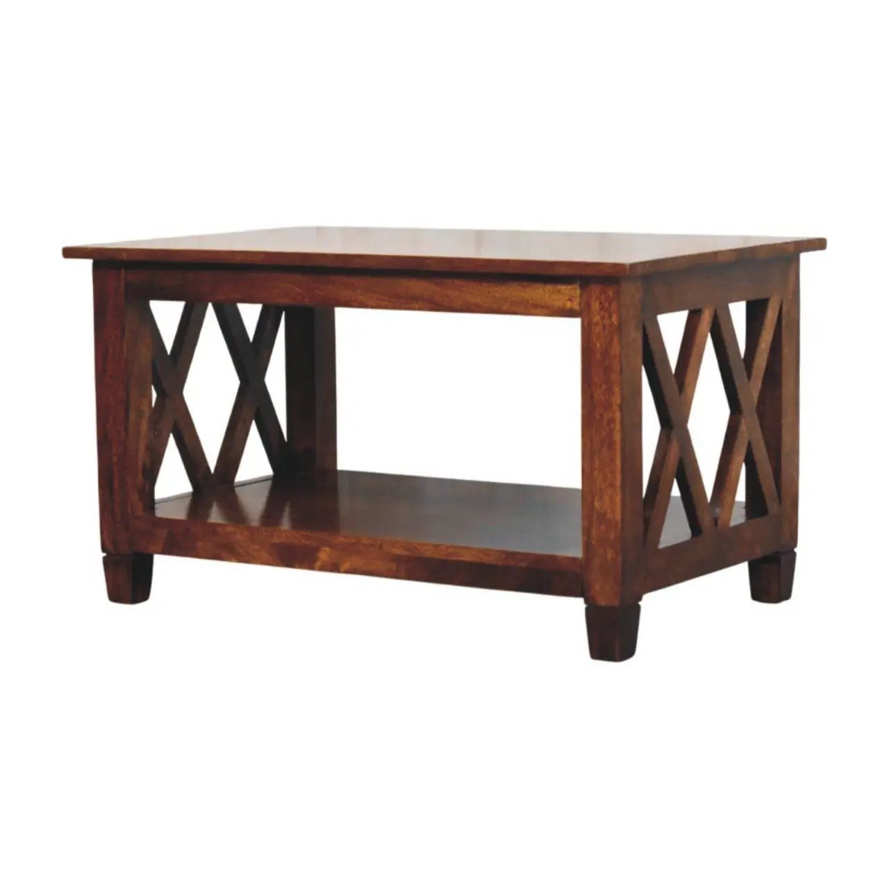 Belmont - X Frame Coffee Table - Brown by Unique Piece Furniture