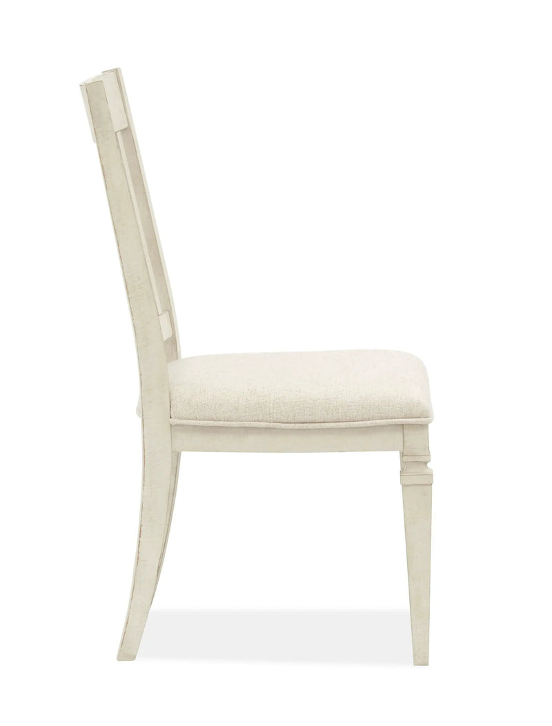 Newport - Dining Side Chair With Upholstered Seat (Set of 2) - Alabaster by Unique Piece Furniture