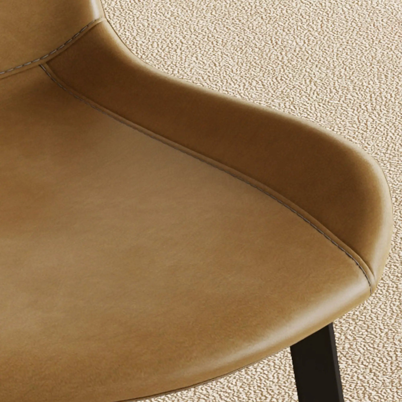 Modern Dining Chair With Carbon Steel Legs by HouseOfZazla
