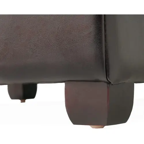 35inch Storage Ottoman, Large Square Ottoman Bench with Storage, Tufted Ottomans Footstool for Living Room by HouseOfZazla