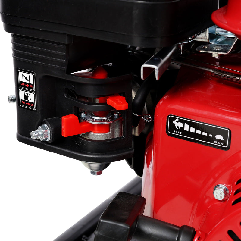 Gasoline Powered Water Pump 3" Inlet & Outlet, 264Gpm Flow, 7Hp Engine - Black / Red by HouseOfZazla