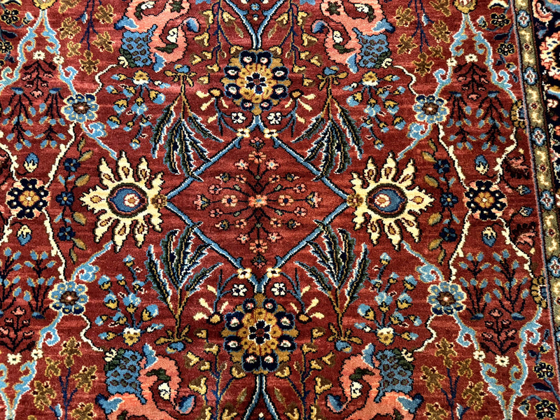 5.9 x 9 Karastan Rug Ispahan #766, Vintage Wool Discontinued Original 700 Series by Jewel Rugs