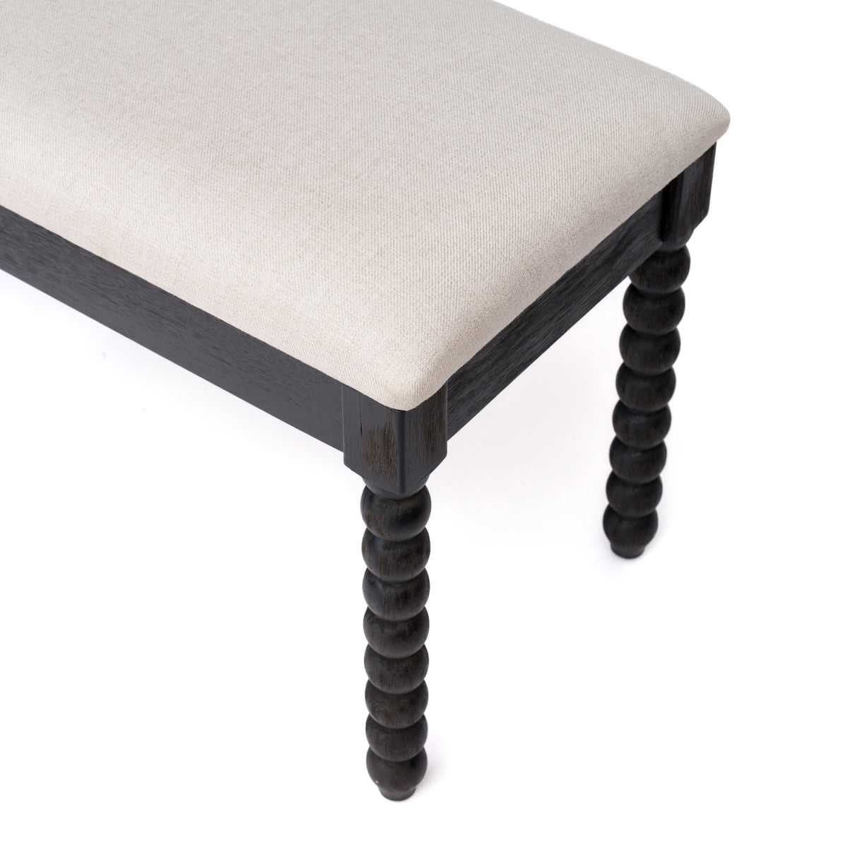 Farmhouse Wooden Storage Bench with Soft Cushion, photo 8 of 10