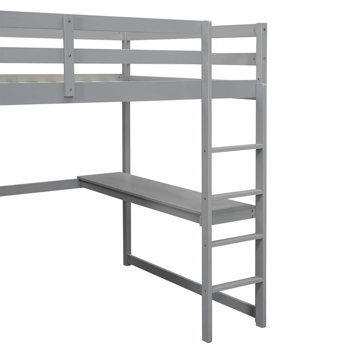 Loft Bed With Built In Wardrobe, Shelves And Drawers by HouseOfZazla