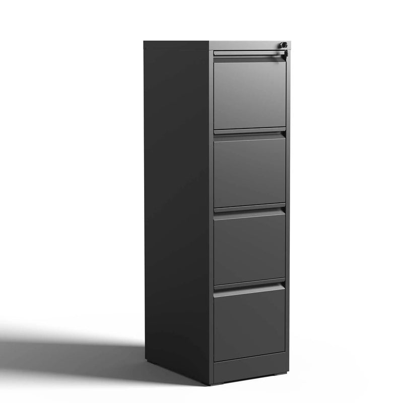 Steel Drawer Vertical File Cabinet With Lock For A4 Legal / Letter Size by Unique Piece Furniture