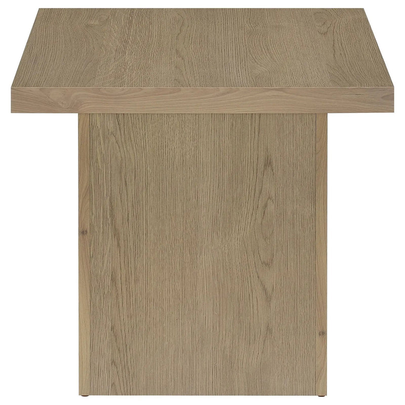 Devar 3-piece Square Cocktail Coffee End Table Set Latte by Unique Piece Furniture