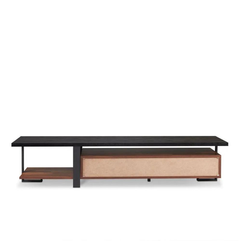 Elling - TV Stand - Walnut & Black by Unique Piece Furniture