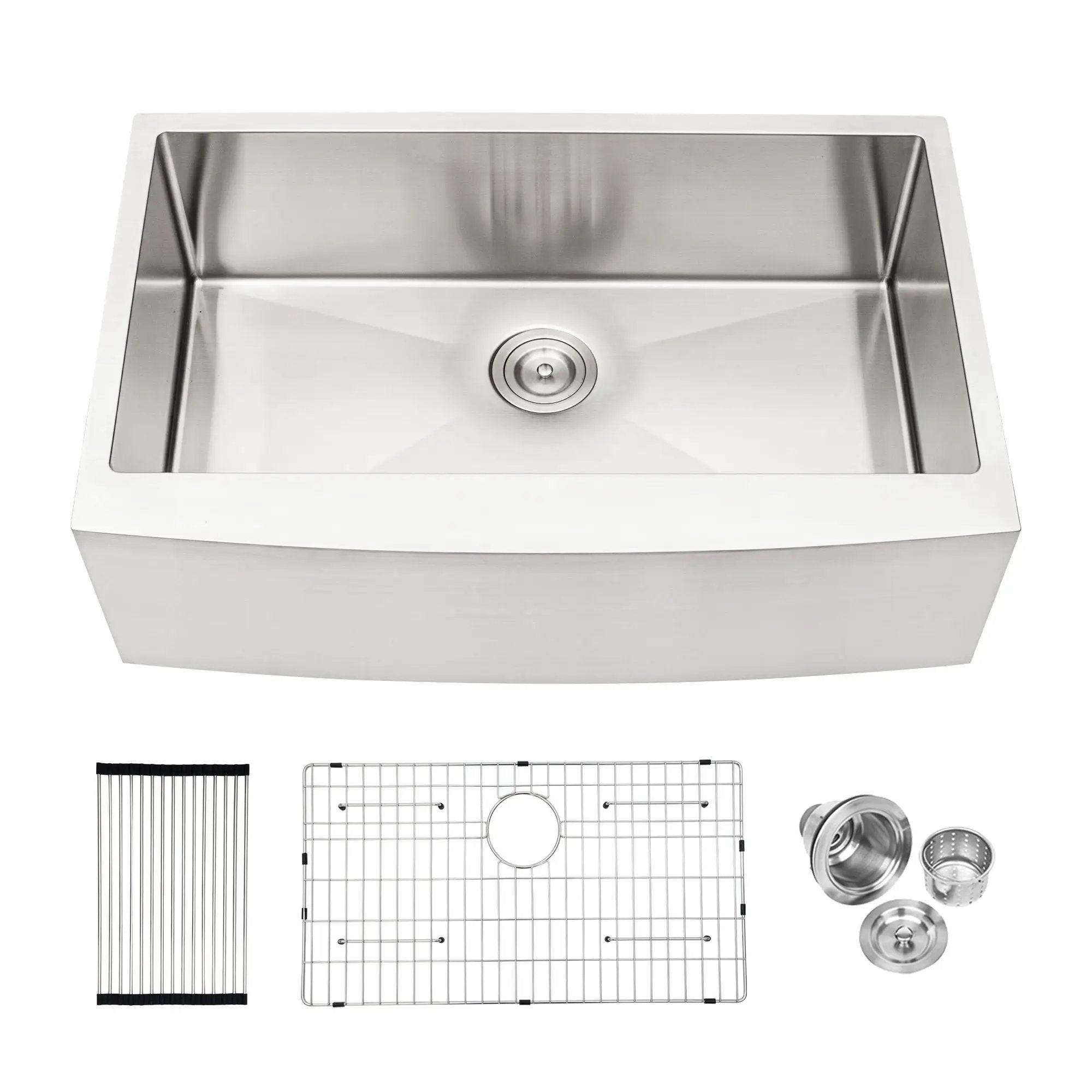 Farmhouse Kitchen Sink Stainless Steel Apron Front by HouseOfZazla