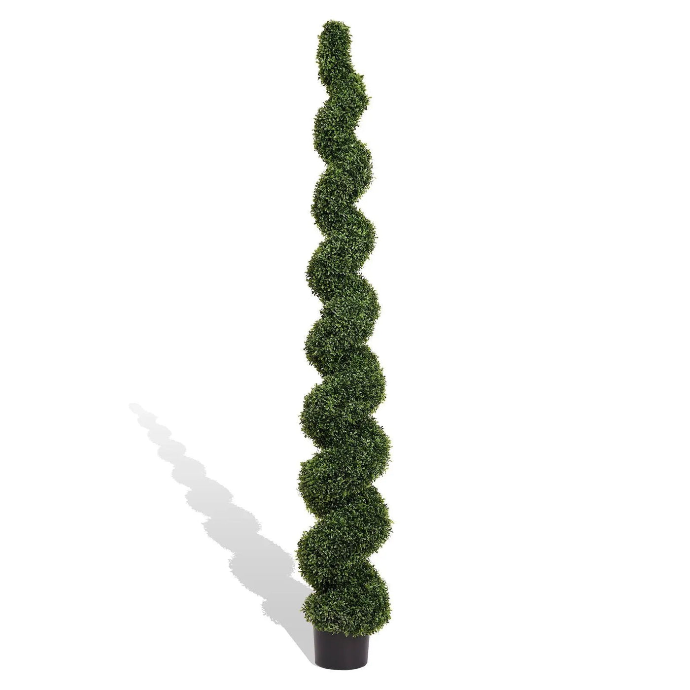 Artificial Outdoor UV Resistant Plastic Boxwood Topiary Spiral Tree by HouseOfZazla
