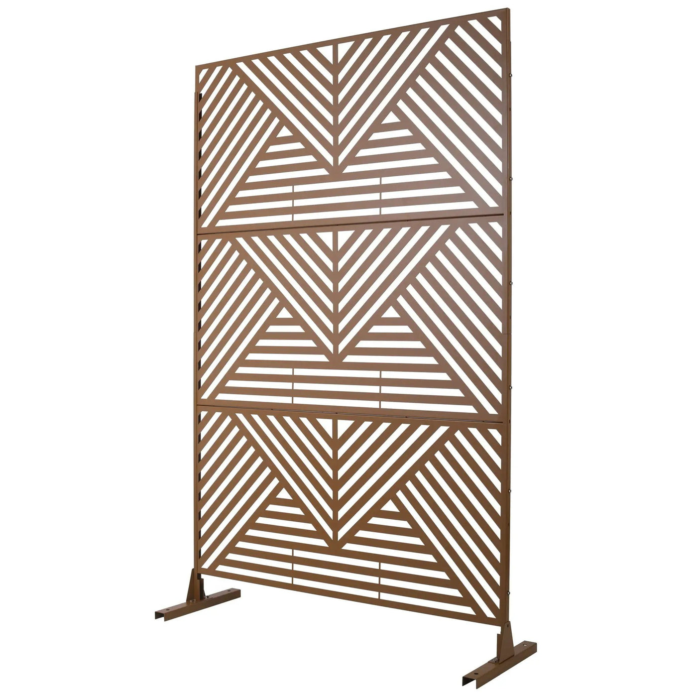 Freestanding Outdoor & Indoor Freestanding Metal Privacy Screen by HouseOfZazla