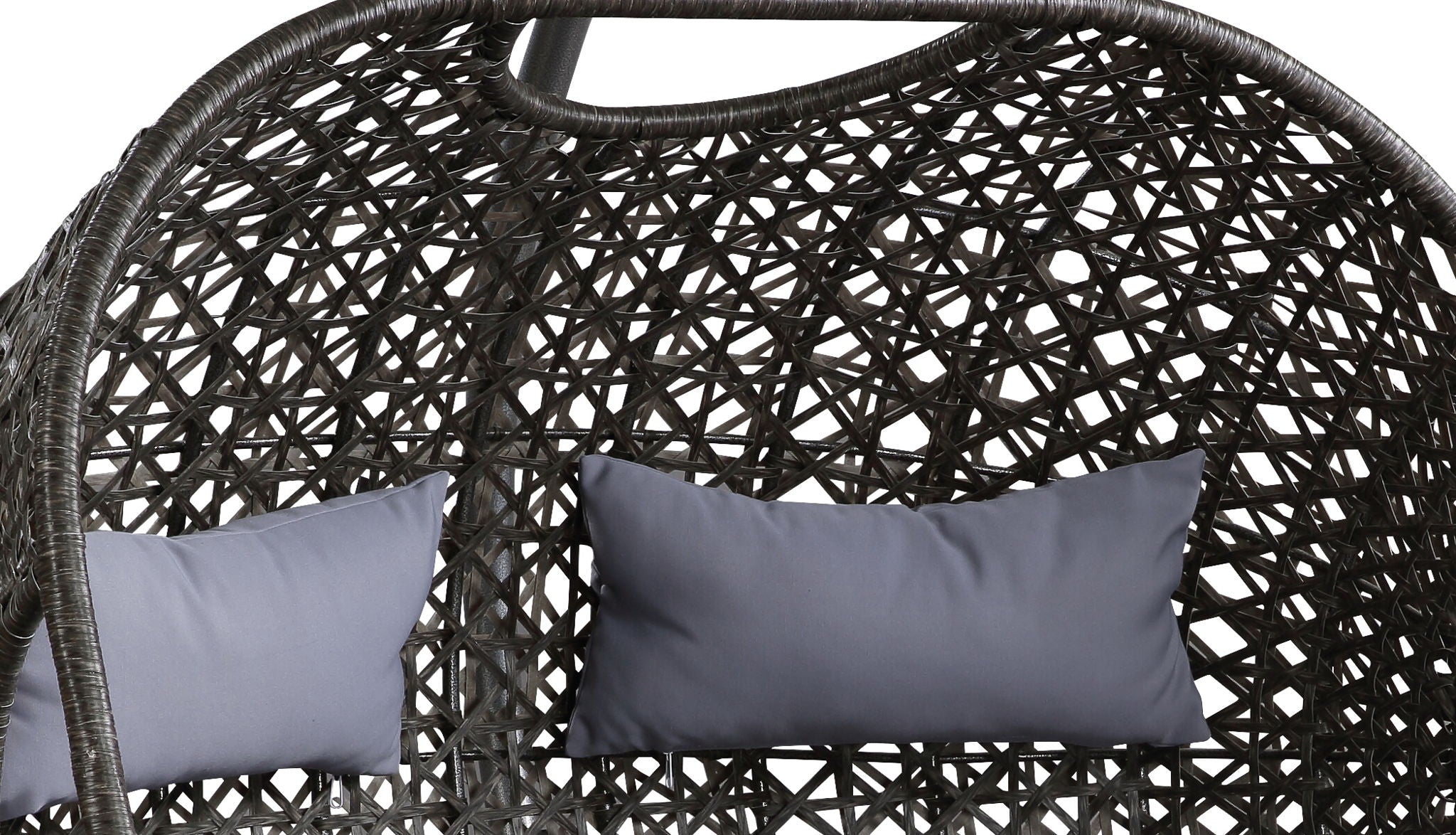 Vasant - Wicker Hanging Chair - Gray by HouseOfZazla