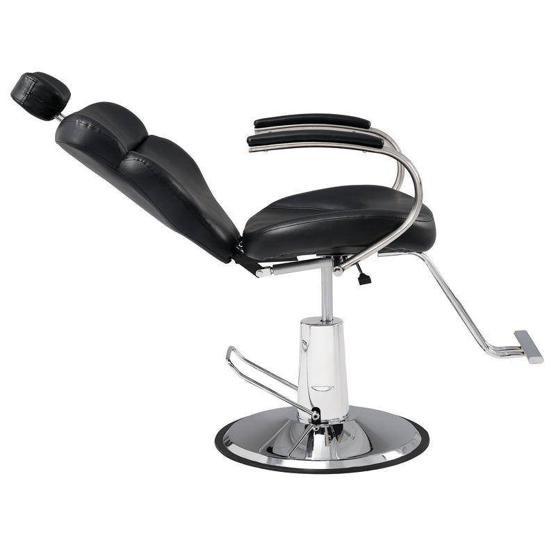 Premium Reclining barber Chair Salon Chair for Hair Stylist with Heavy Duty Hydraulic Pump, 360° Rotation, Tattoo Chair  Shampoo Beauty Salon Equipment,  Max Load Weight 330 Lbs, photo 10 of 10
