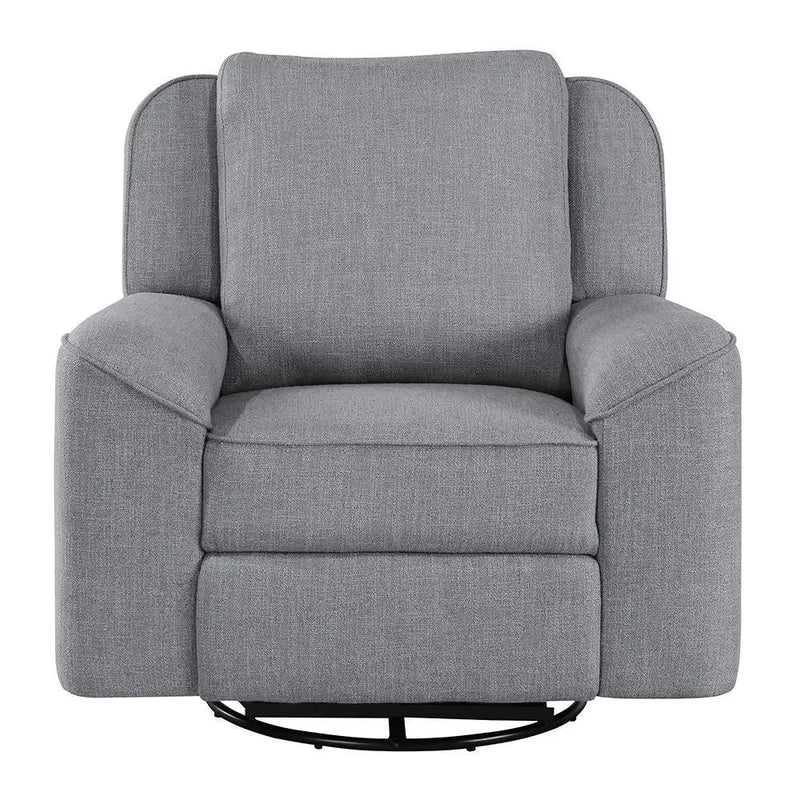 Destiny - Glider Recliner With Swivel - Gray Linen by Unique Piece Furniture