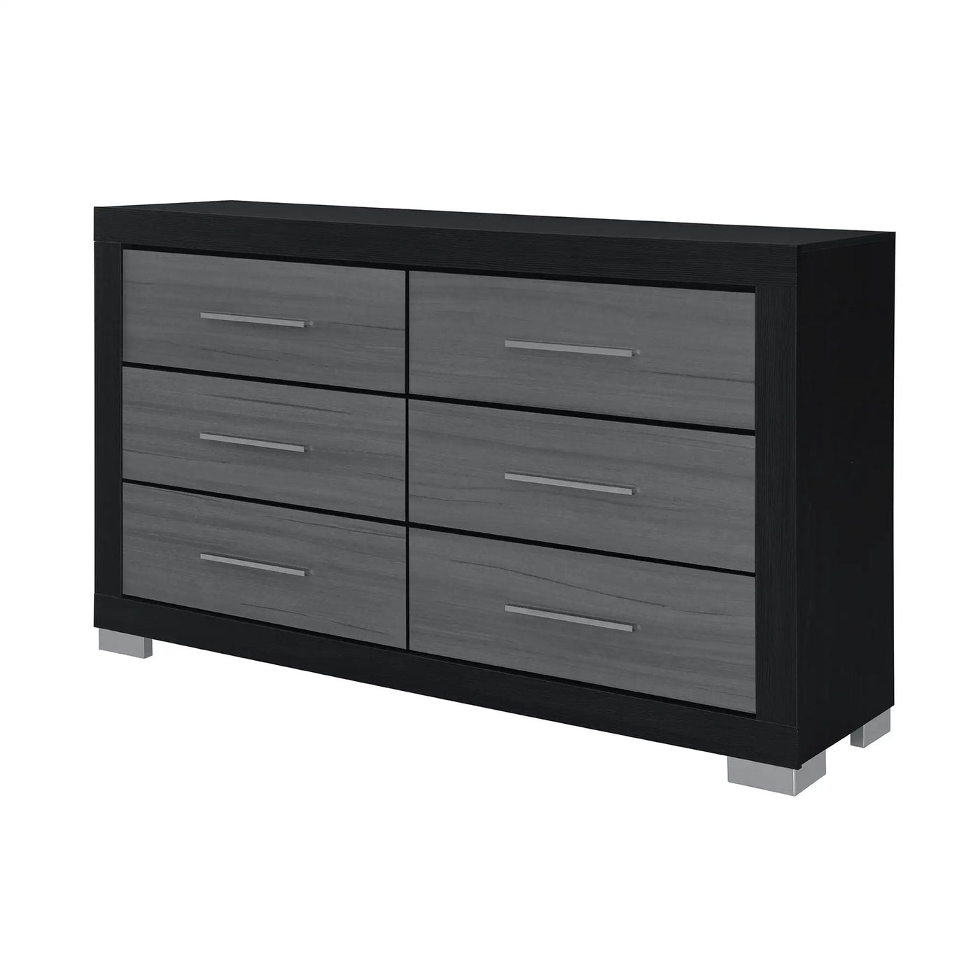 Elsa - 2 Toned And Dresser With Bar Handle And Construction by HouseOfZazla