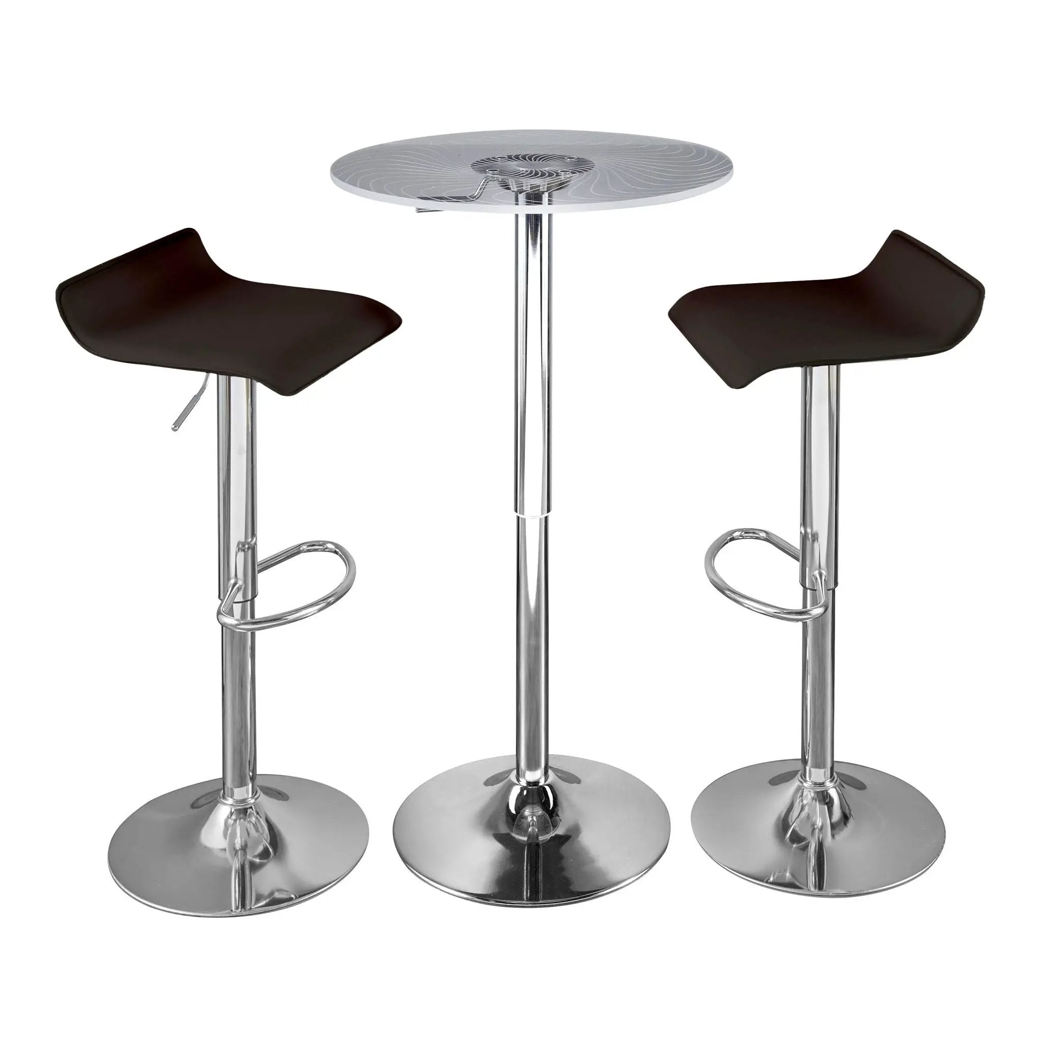 Spyra Ale - 3 Piece Contemporary Adjustable Bar With Up Set by HouseOfZazla