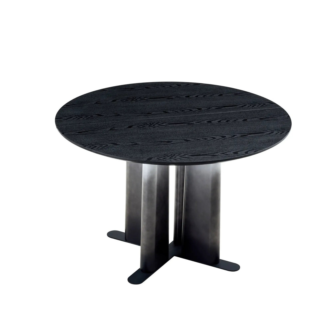 Round Dining Table With Cross Base, Modern Home Furniture by HouseOfZazla