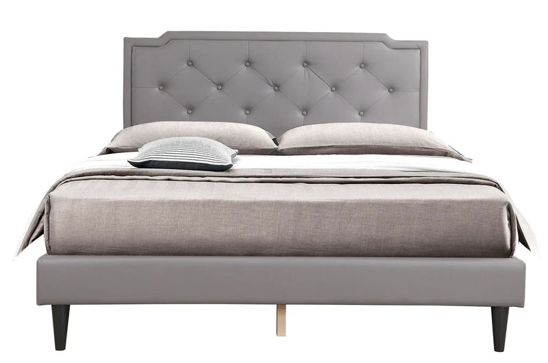 Button Tufted Bed Charming For Cozy Spaces by Unique Piece Furniture