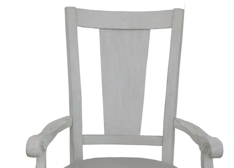 Katia - Arm Chair (Set of 2) - Light Gray / White by HouseOfZazla