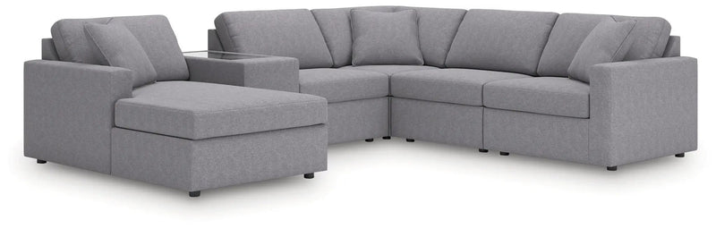Modmax - Sectional - Granite by Unique Piece Furniture