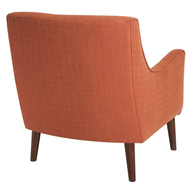 Accent Chair Upholstered With Legs - Burnt Orange by HouseOfZazla