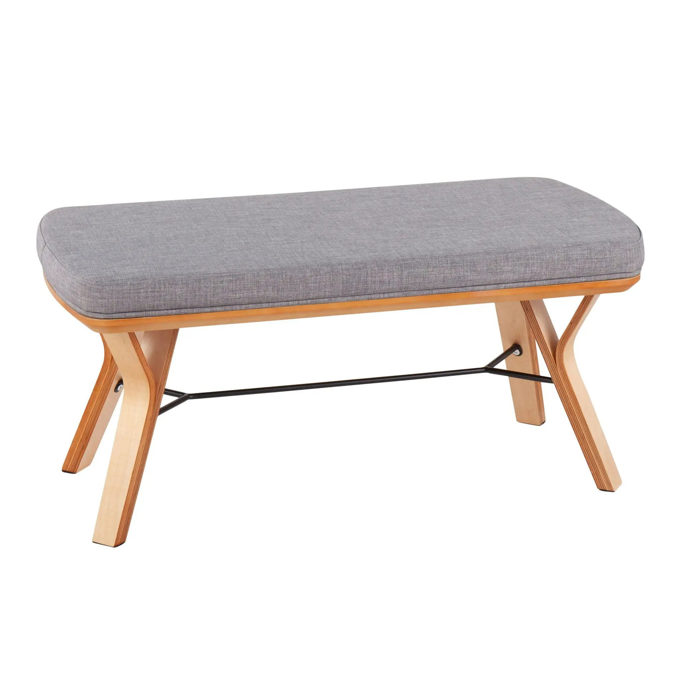 Folia - Mid Century / Modern Bench by HouseOfZazla