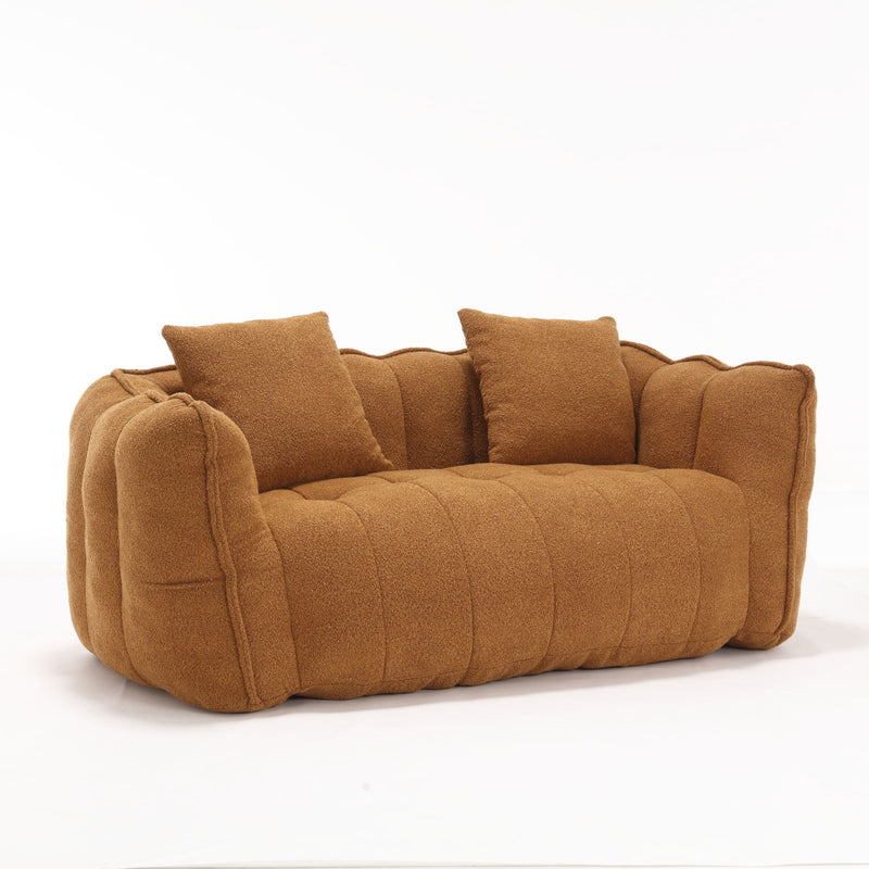Cozy Beanbag Chair With High Resilience Foam Core For 2 by HouseOfZazla