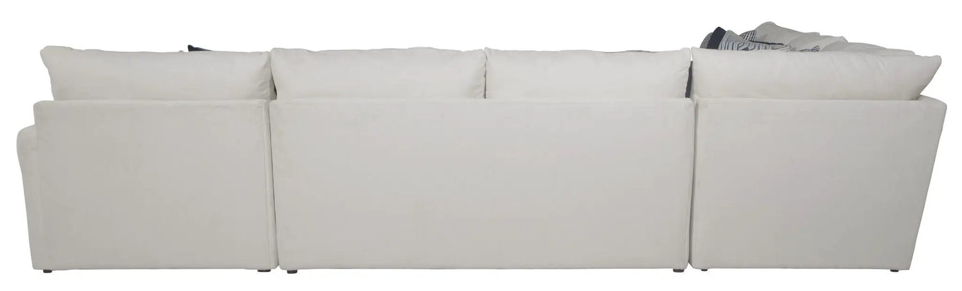Polaris - Sectional With Comfort Coil Seating, 9 Included Accent Pillows And Included Cocktail Ottoman by Unique Piece Furniture