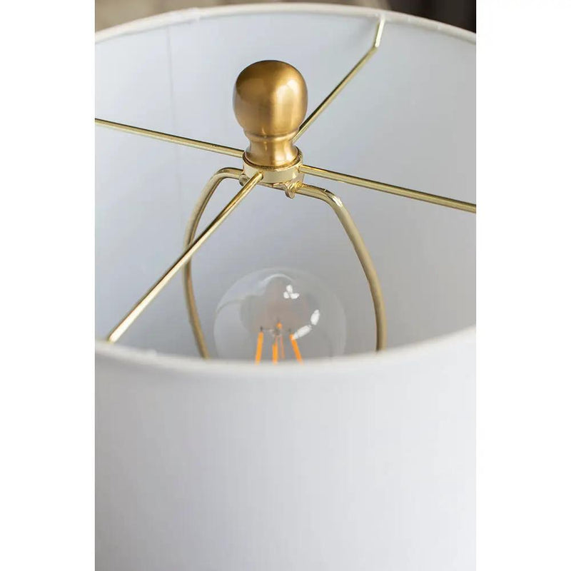 13x13x26 Marble Table Lamp by HouseOfZazla