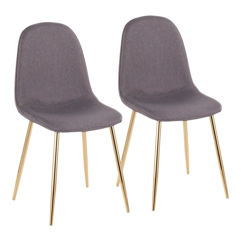 Pebble - Contemporary & Modern Design Chair (Set of 2) by Unique Piece Furniture