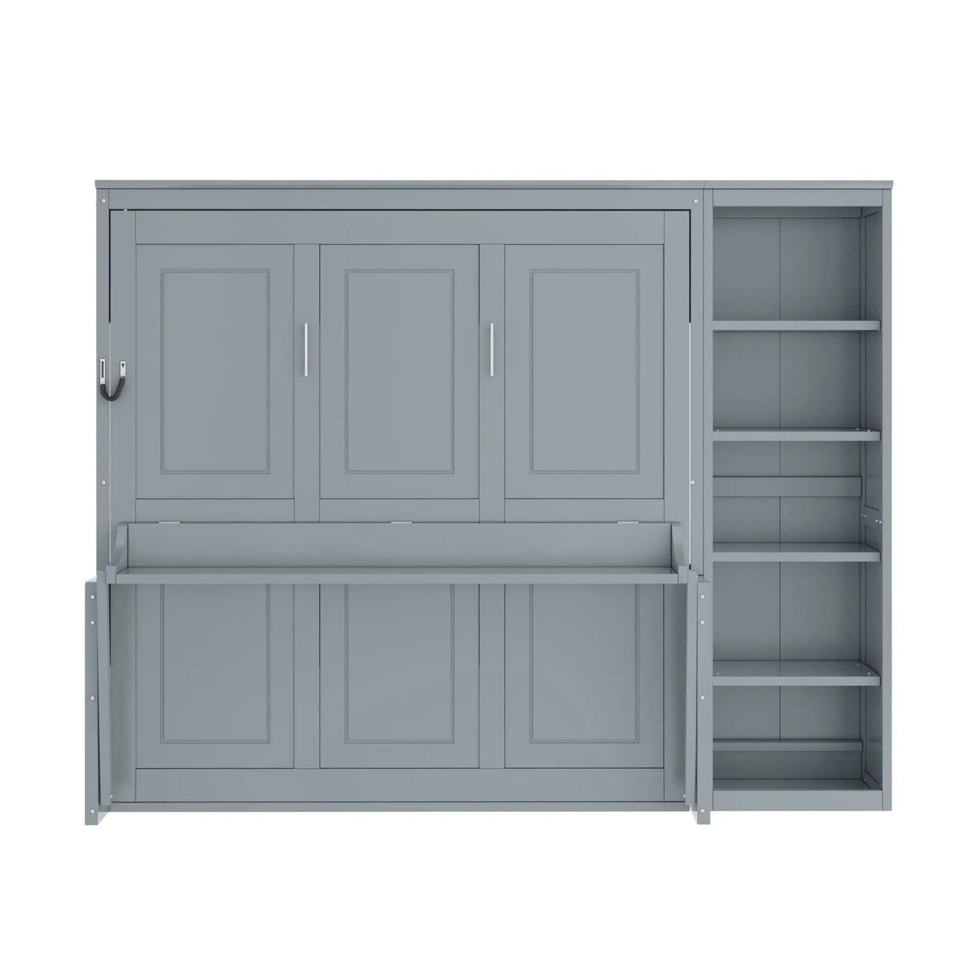 Sturdy Murphy Bed With Desk And Bookshelf by Unique Piece Furniture