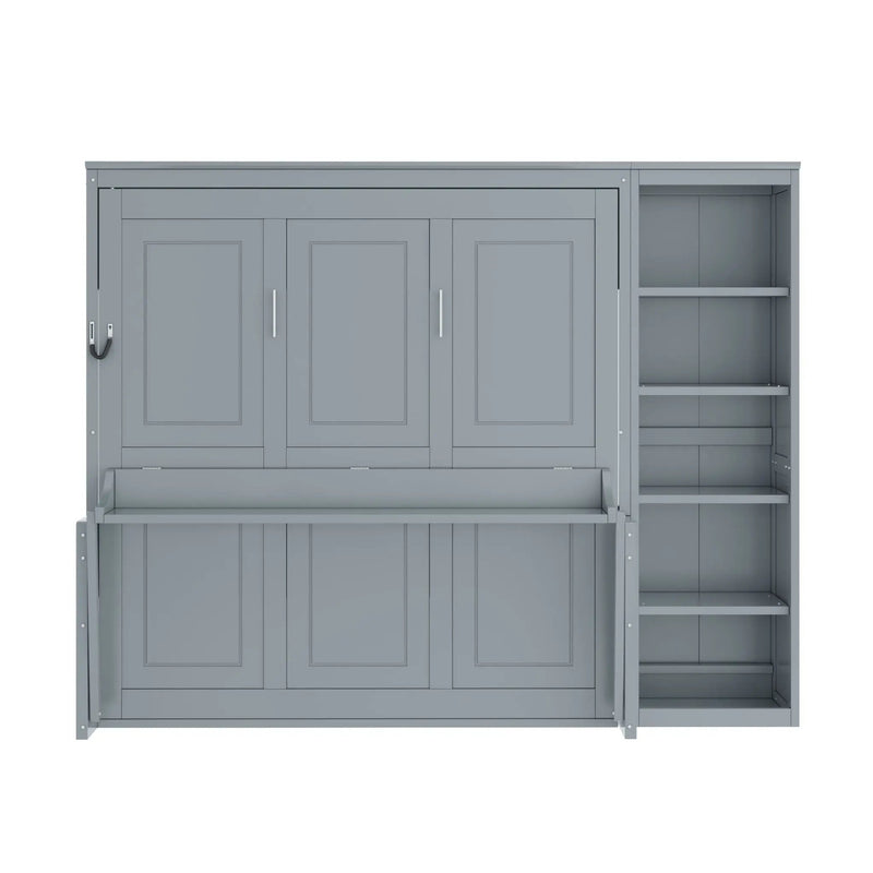 Sturdy Murphy Bed With Desk And Bookshelf by Unique Piece Furniture