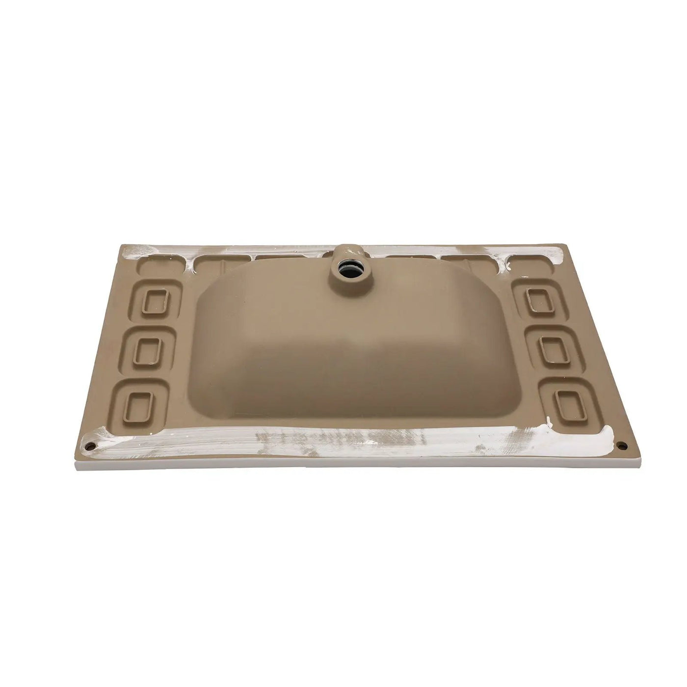 Modern Rectangular Vanity Top With Overflow For Bathroom by HouseOfZazla
