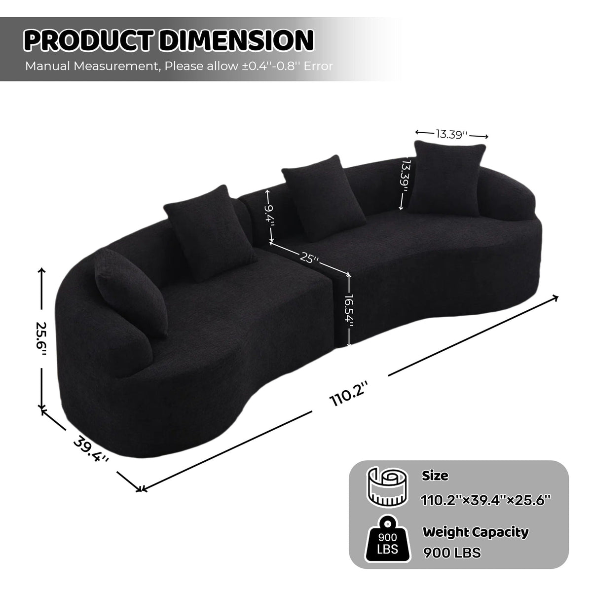 4 Seater Sofa With Fabric for Living Room, photo 17 of 20